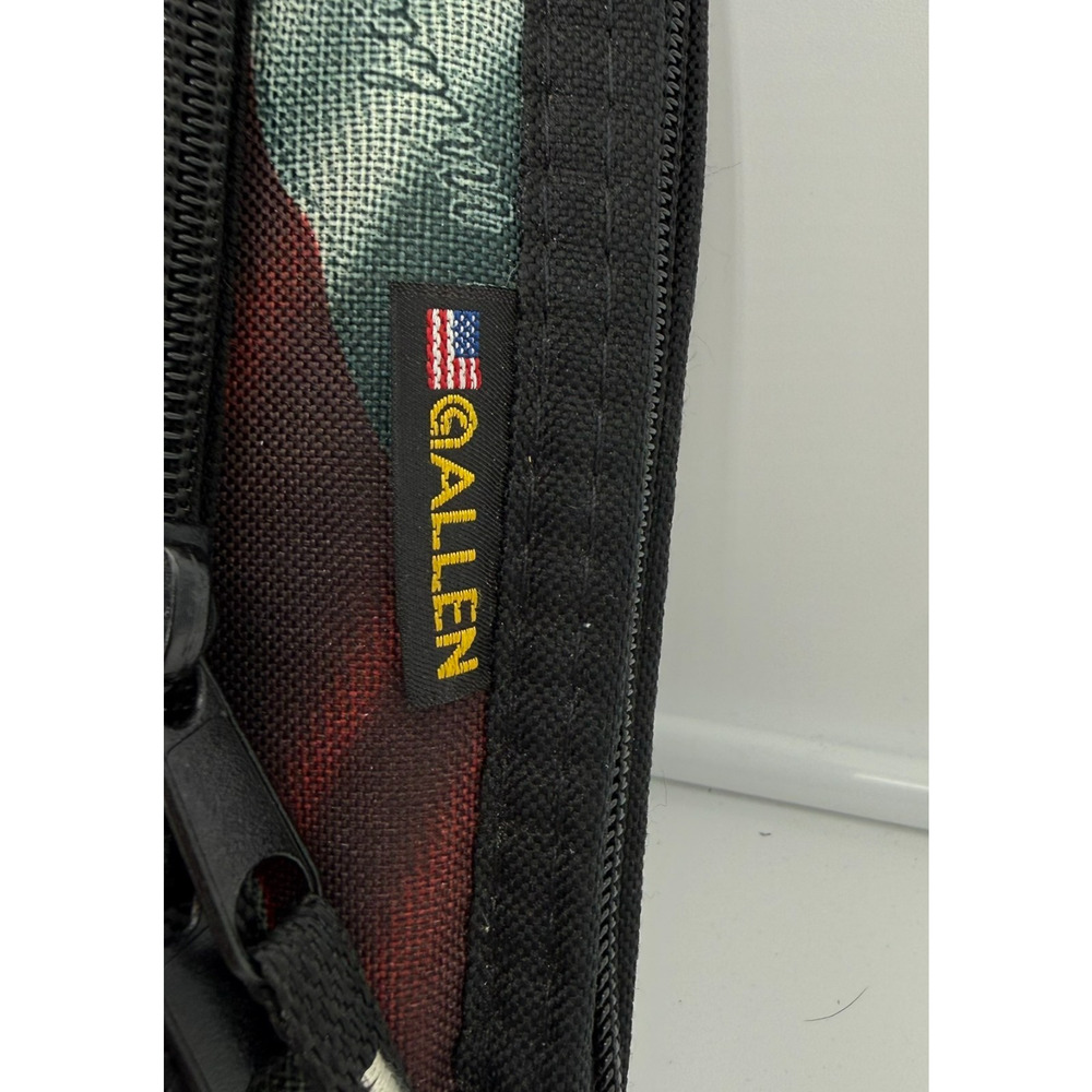 Allen Soft Pistol Case USA Flag Patriotic Handgun Range Bag Zipper Padded - Picture 3 of 11